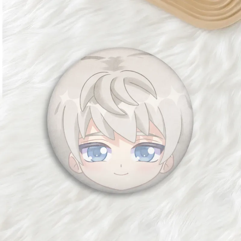 Xavier Plush Button Pin