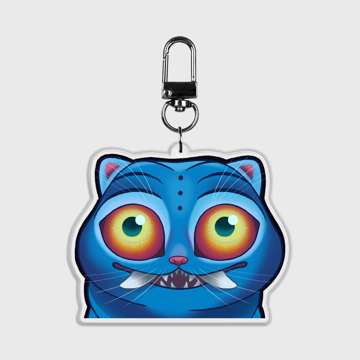 Derpy Rounding Clear Acrylic Keychain