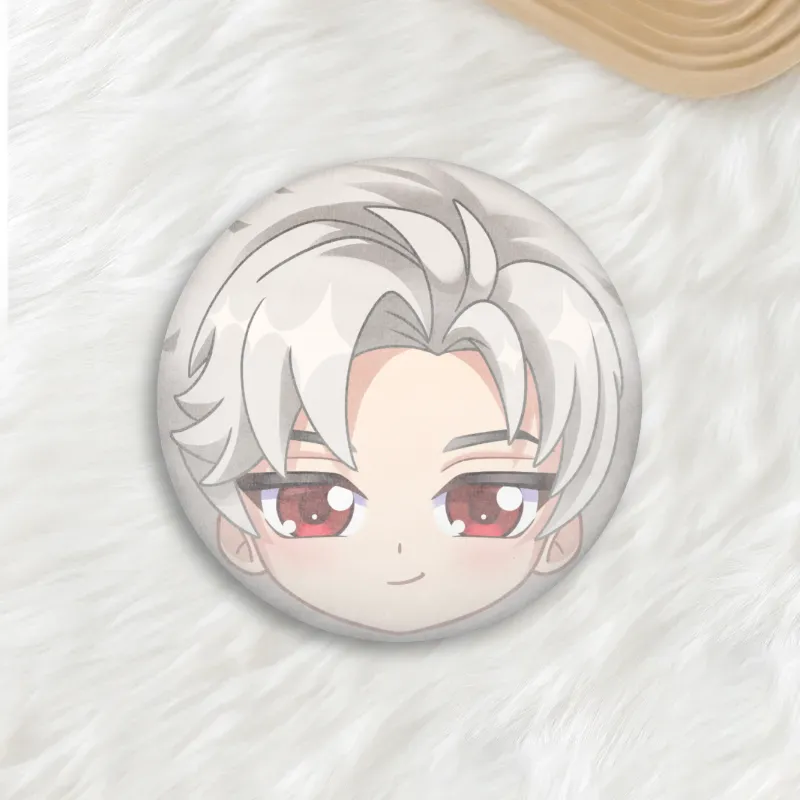 Sylus Plush Button Pin