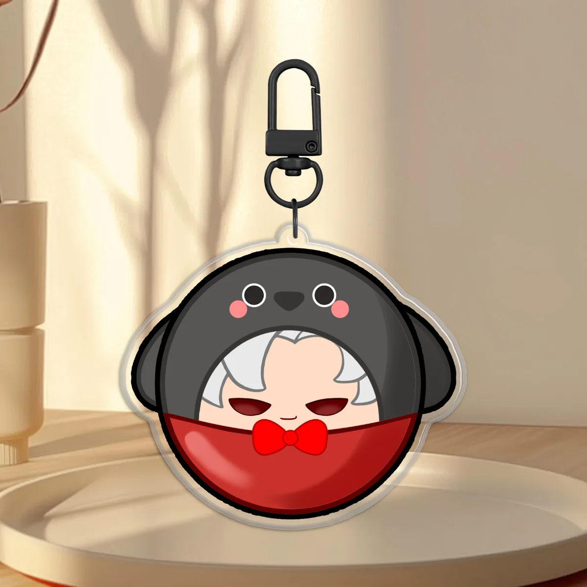 Tip-Top-Hop Sylus Rounding Clear Acrylic Keychain