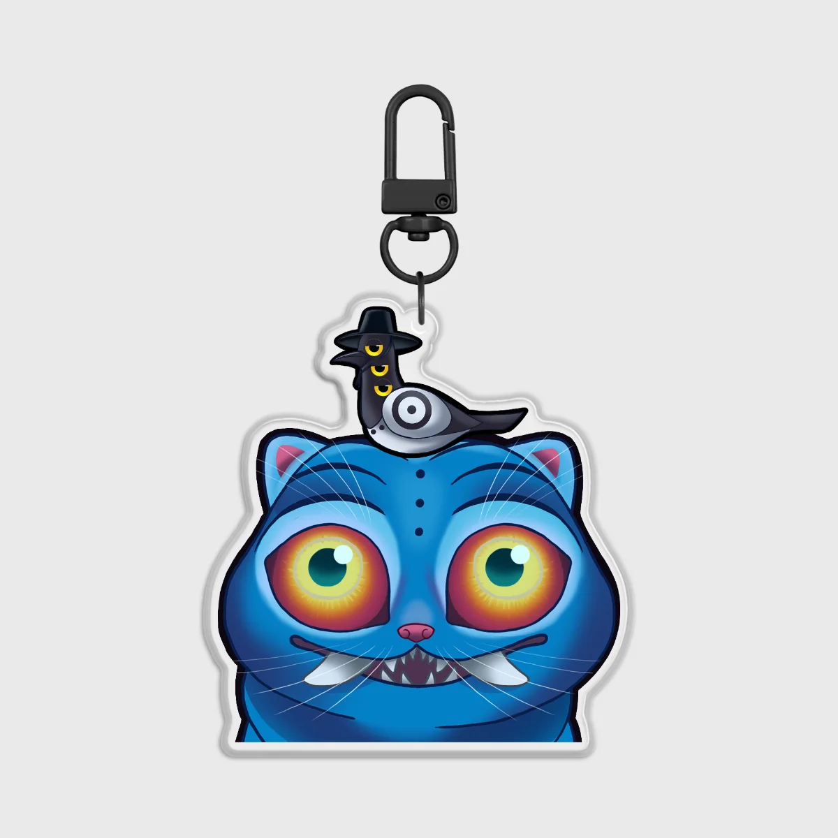 Derpy & Sussie Rounding Clear Acrylic Keychain