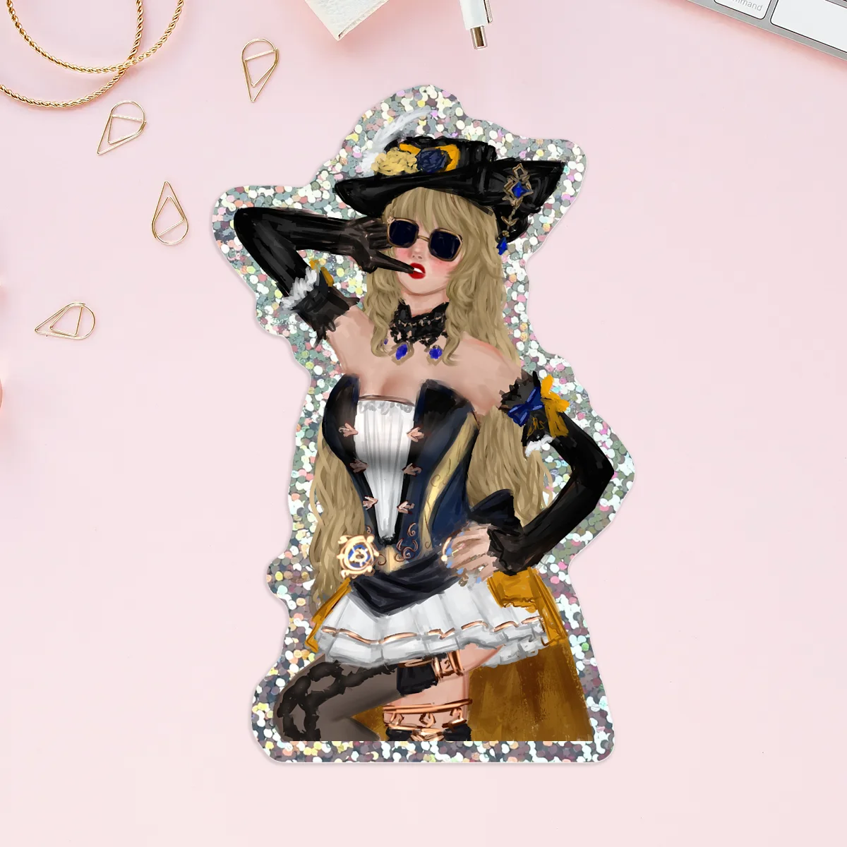 Navia - Glitter Stickers (5 pcs)