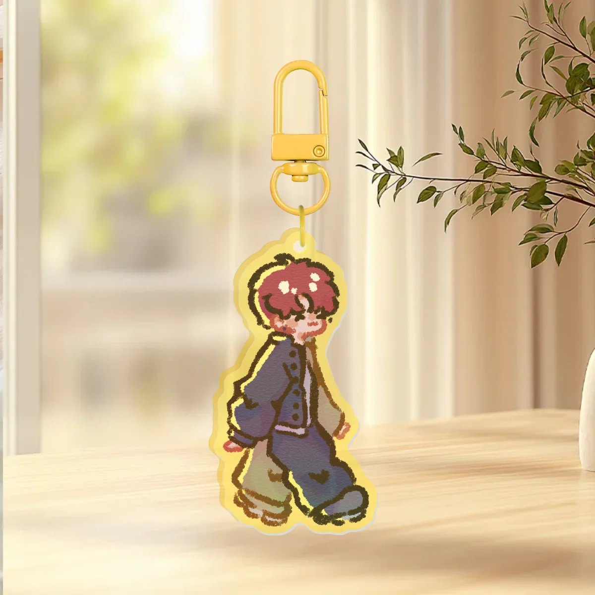 TJ Comedy Acrylic Keychain