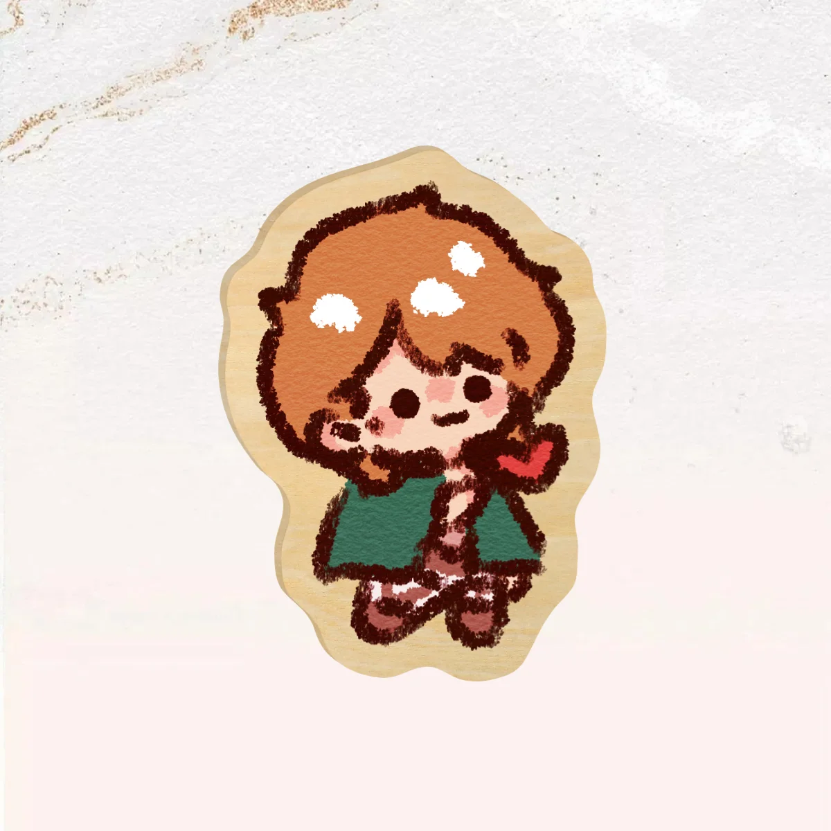 AoT Petra heart Pin Badge