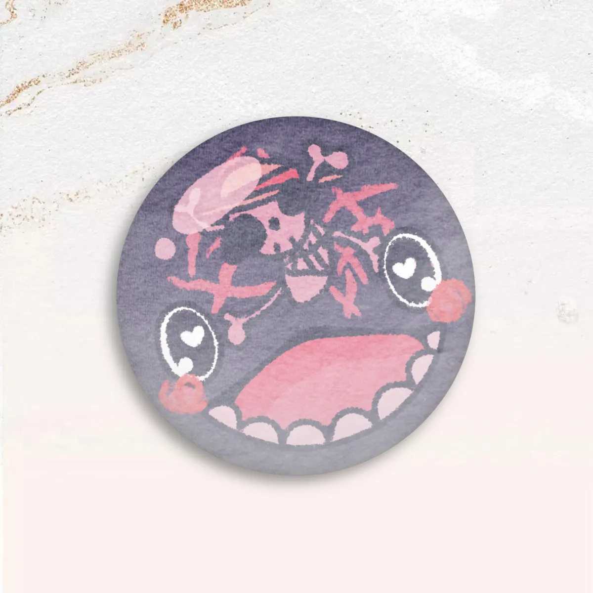 OP Laboon Plush Button Pin