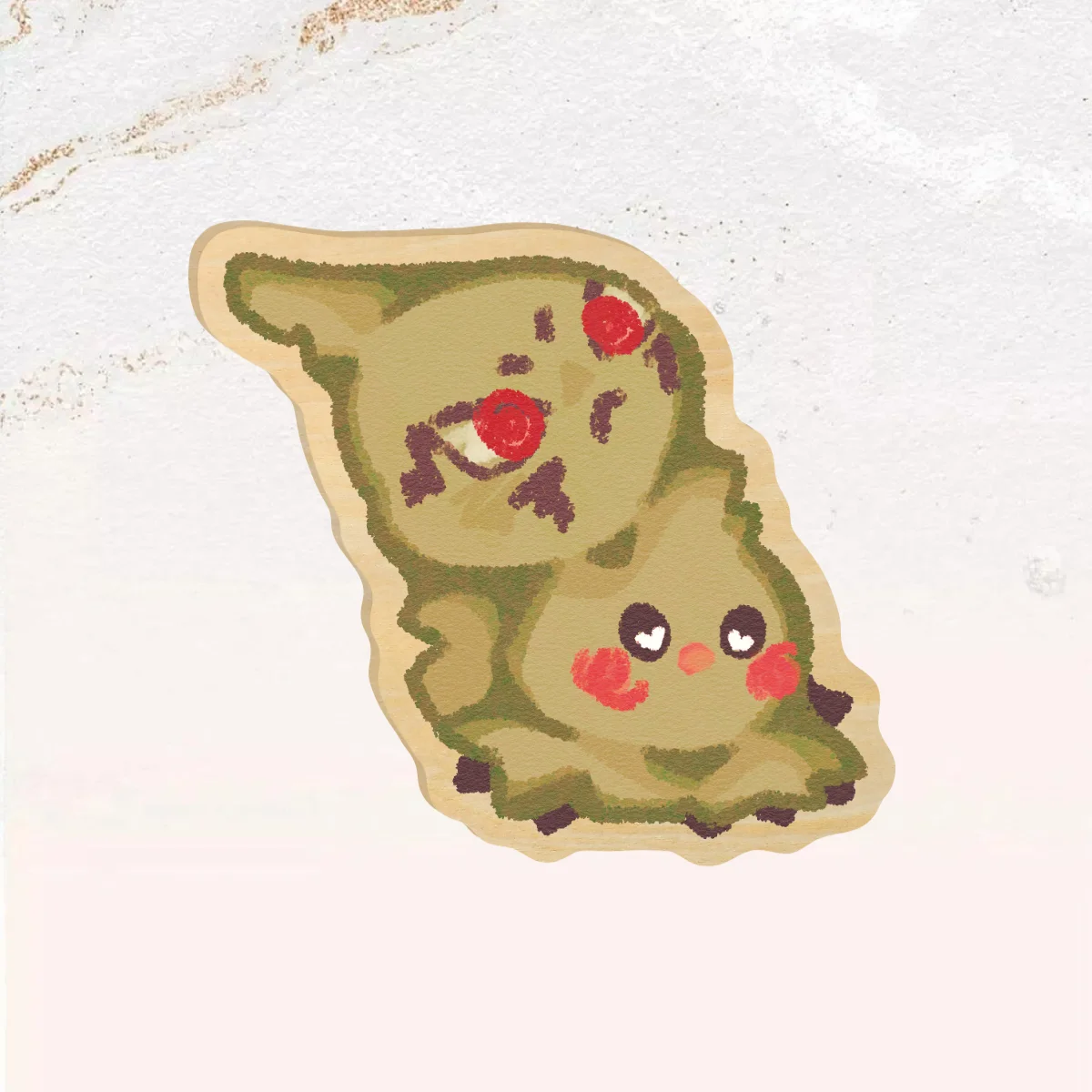 PKMN Larvitar Pin Badge