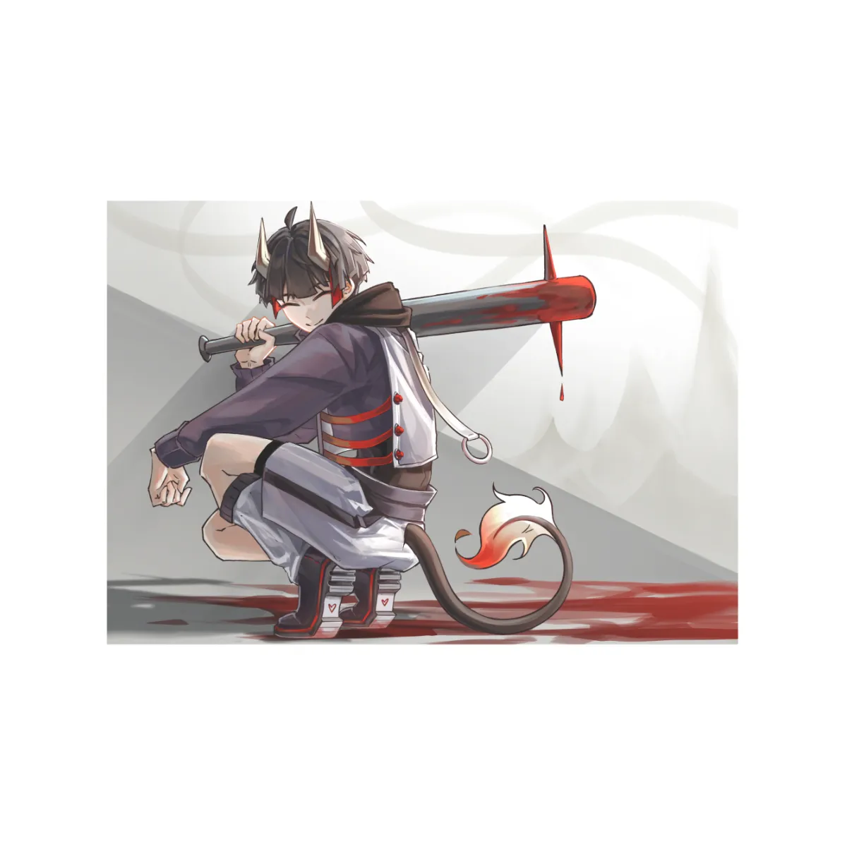 [OC] Ryuu Linen Art Print
