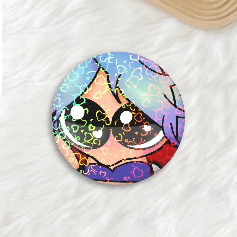 Ali Smol Emote Holo Pin