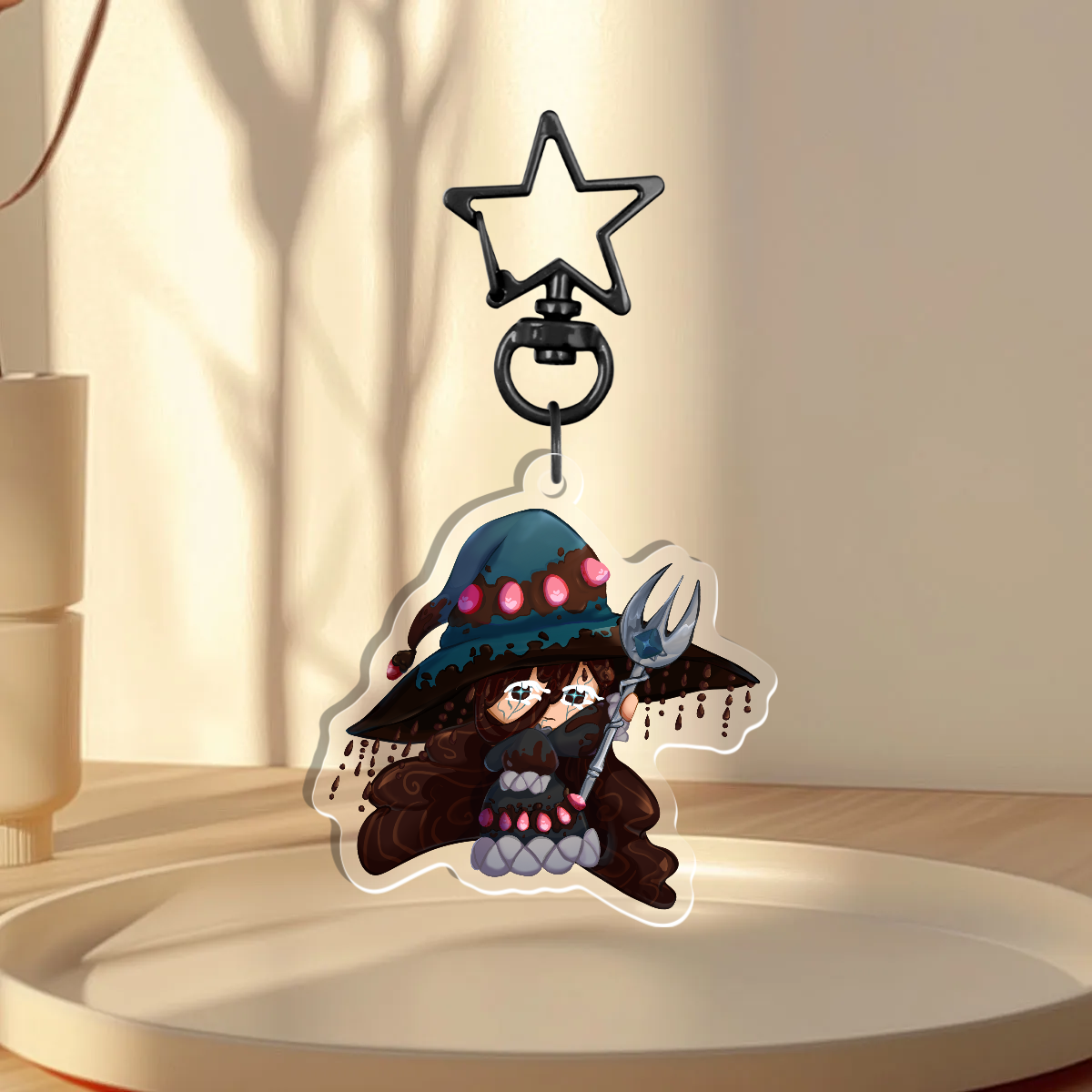 Fudge frosting cookie Acrylic Keychains