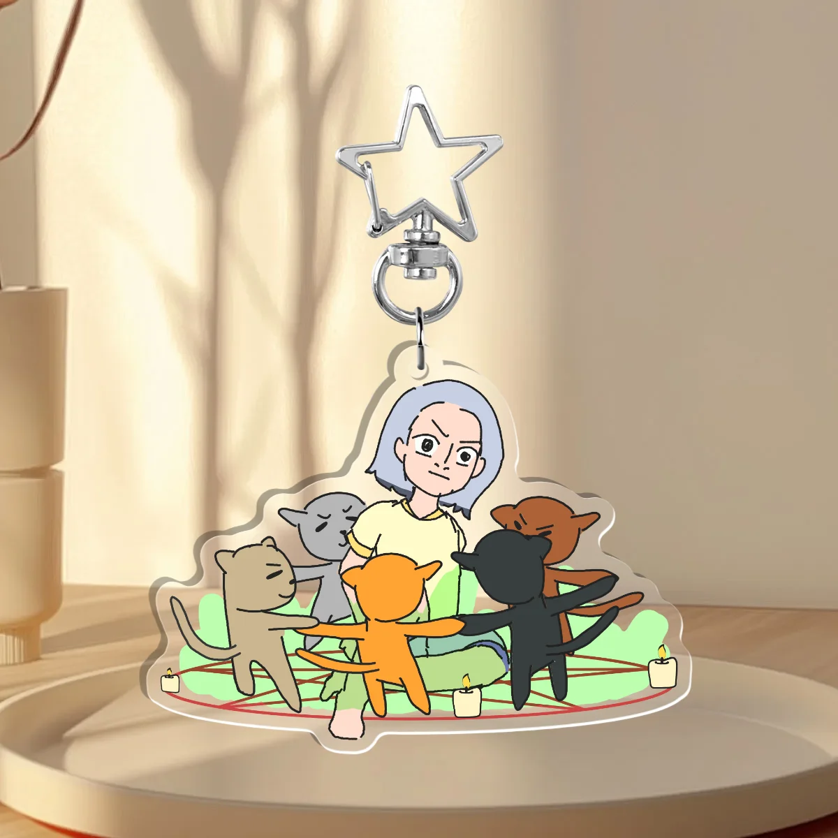A CULT OF CATS - Clear Acrylic Keychain