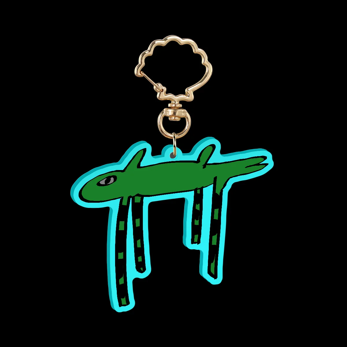 BAMBOO SHARK - Glow In The Dark Acrylic Keychain
