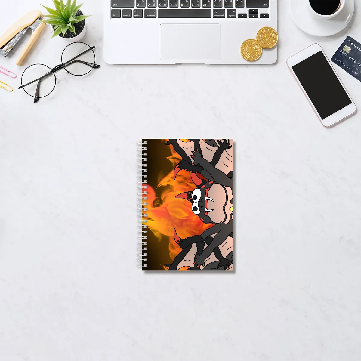 EVERYTHING BURNS Reusable Sticker Book