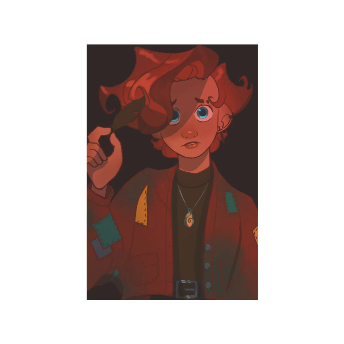 Darkness of a Feather (Axel) Print