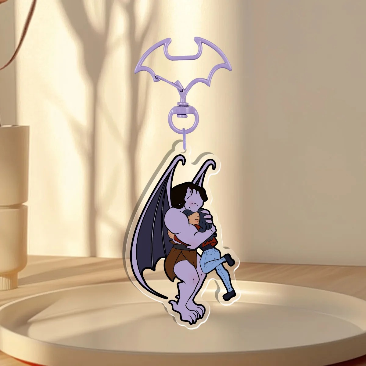 Gargoyles Chibi Clear Acrylic Keychains