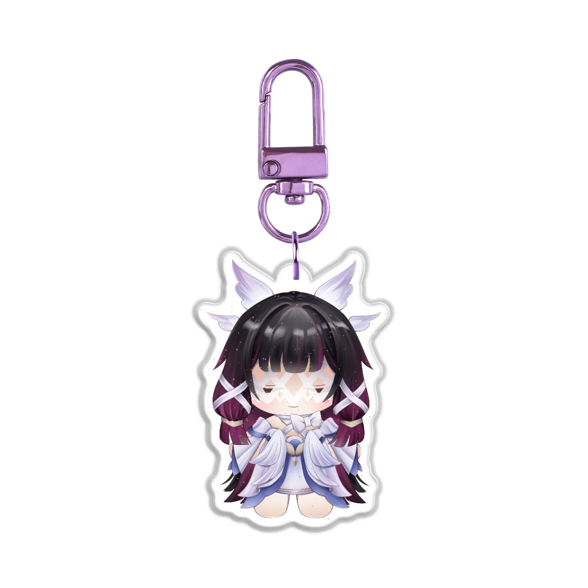Genshin Impact ✦ Columbina Doll | Glitter Epoxy Keychain