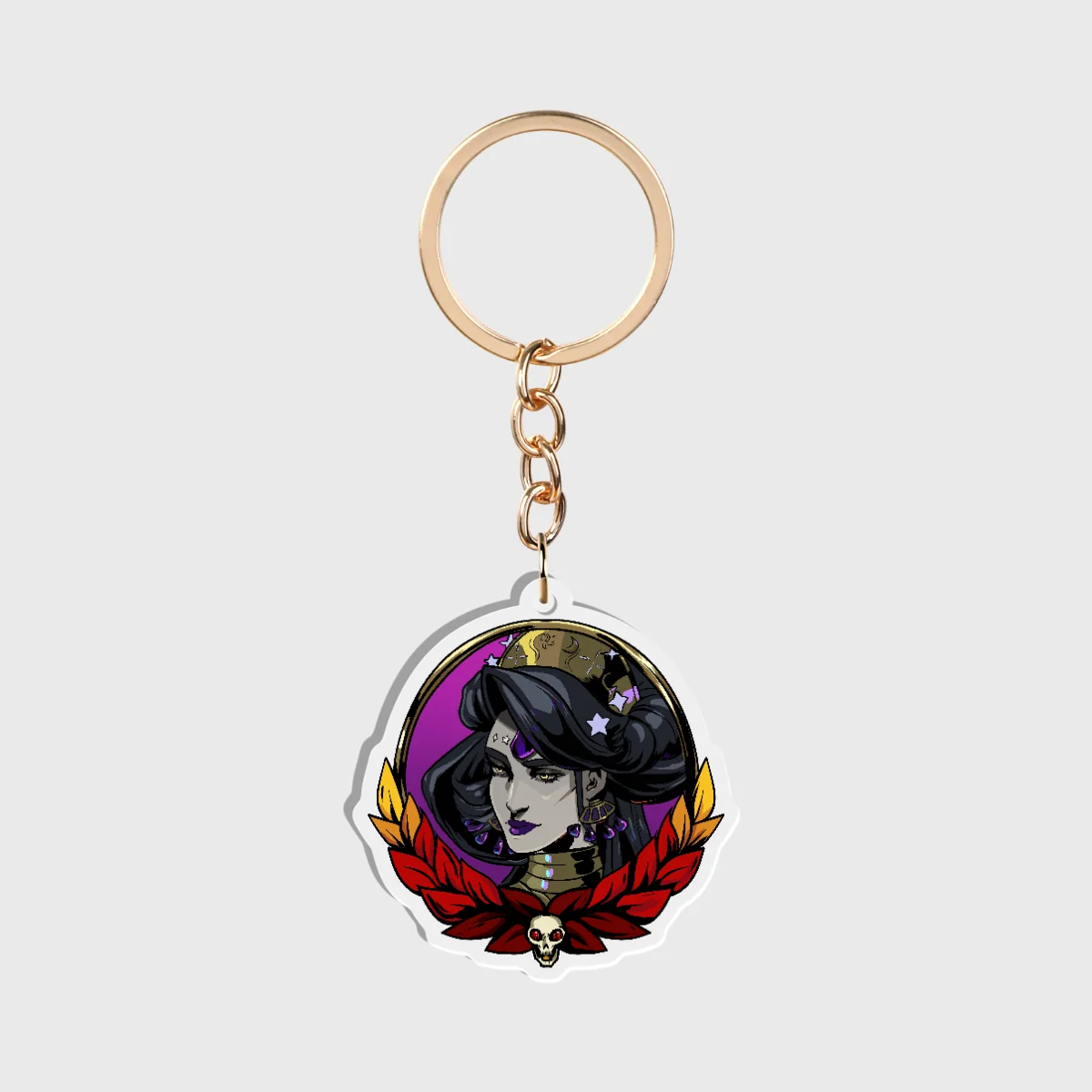 Hades Nyx Clear Acrylic Keychain