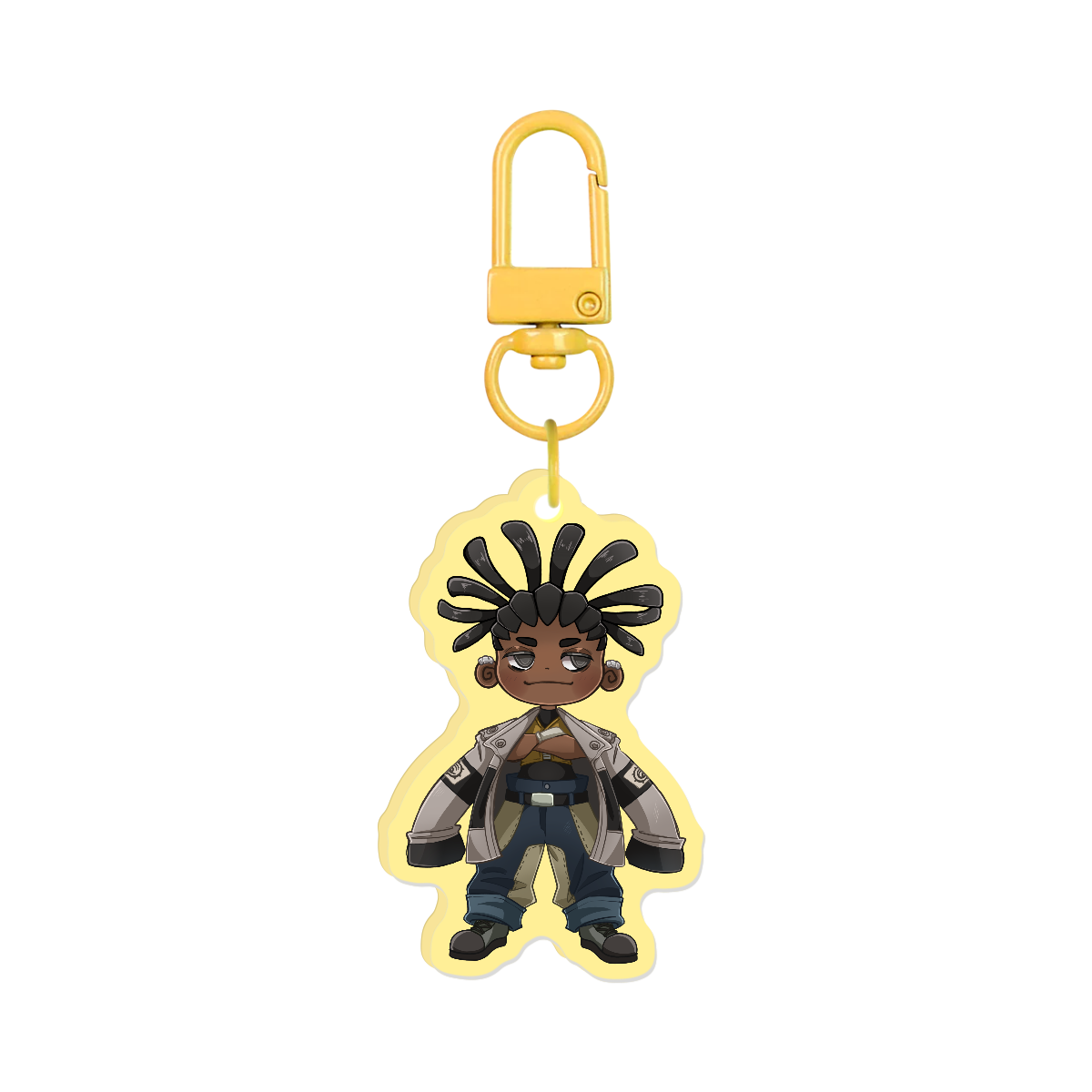 Corvus Colored Acrylic Keychains