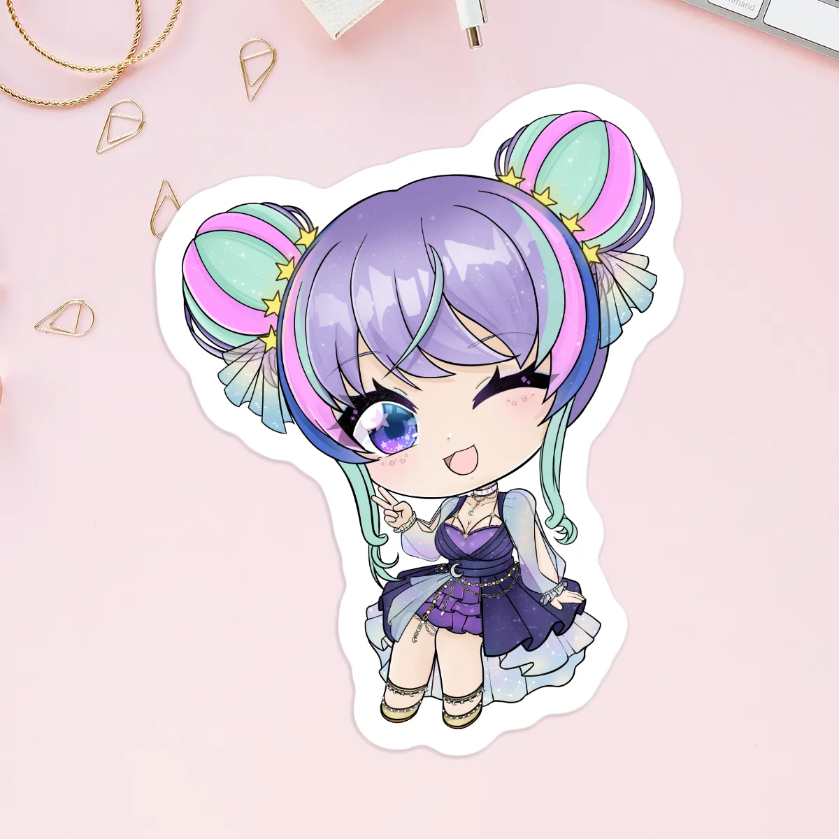 Aurora Chibi Sticker