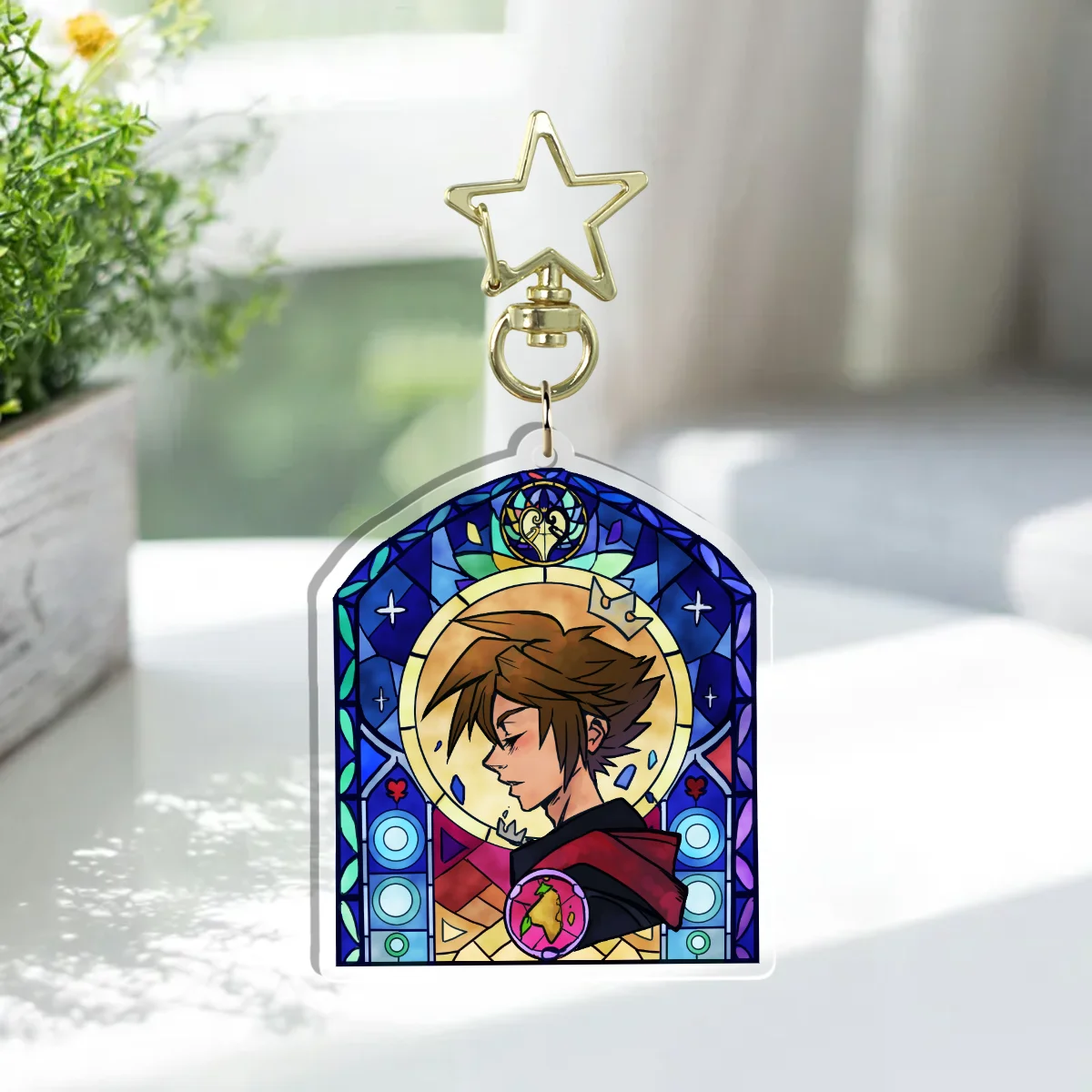 Soriku Stainglass Keychain