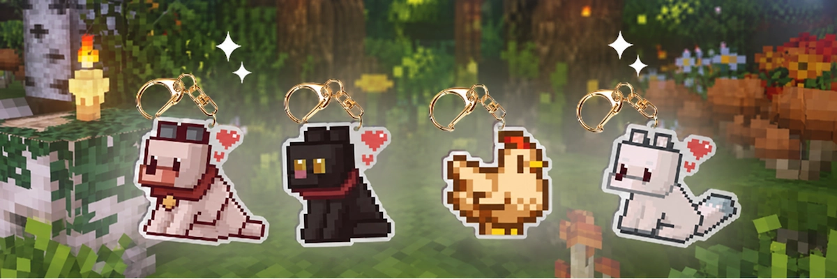 41. Pet Portrait Keychains