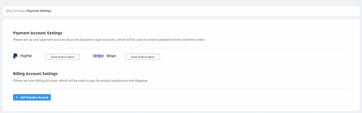 Set Up Payments and Billing