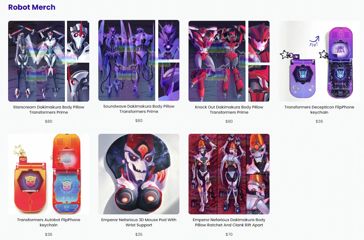 robot merch