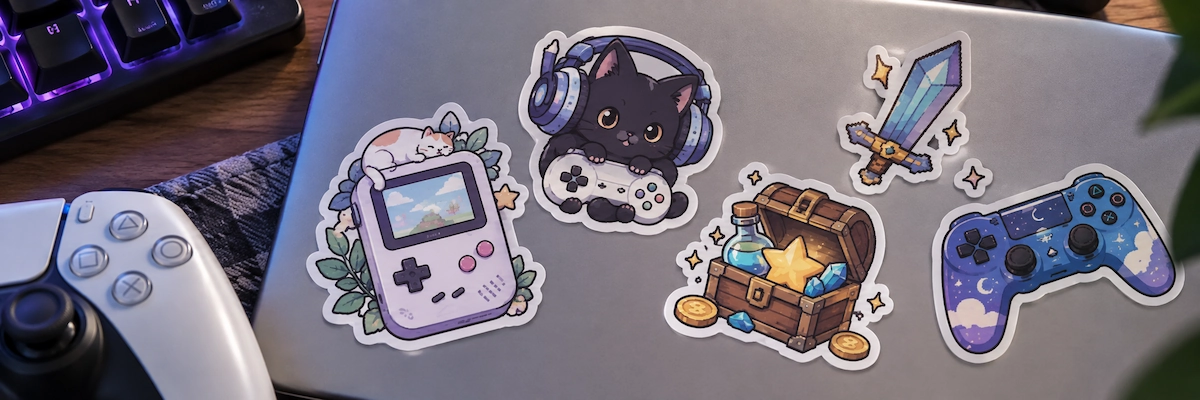 40. Gaming Stickers