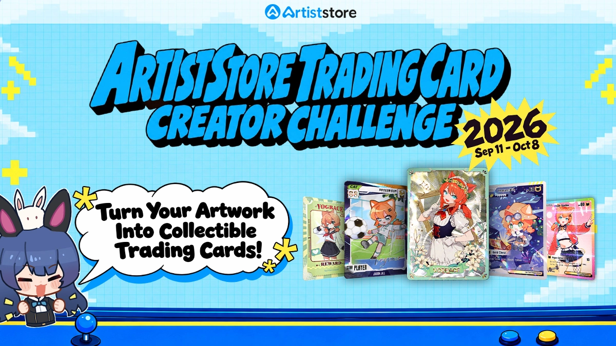 Artiststore Trading Card Creator Challenge 2026: Turn Your Artwork into Collectible Cards