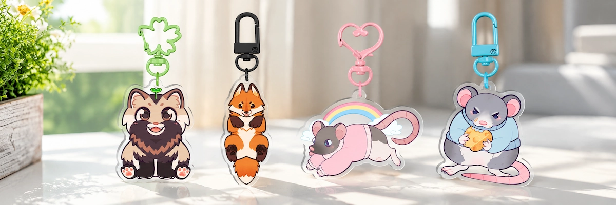 56. Cute Animal Keychains