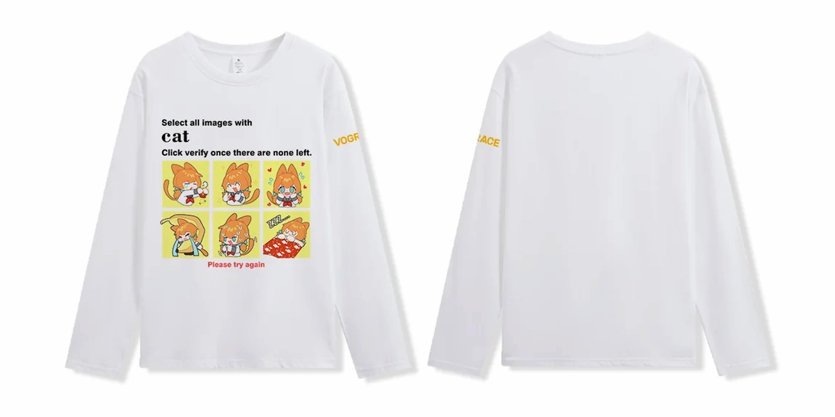 Custom long sleeve T-shirts featuring artist designs