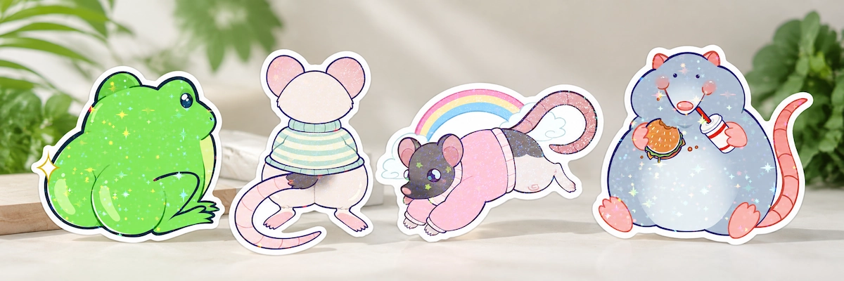 11. Kawaii Animal Stickers
