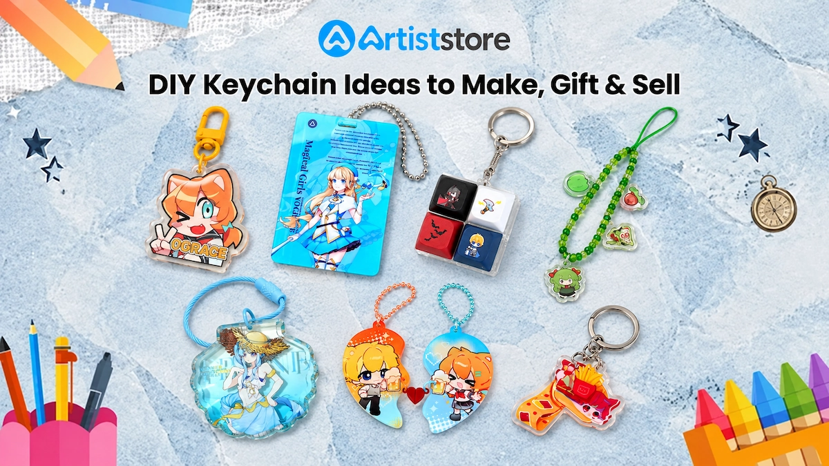 70+ DIY Keychain Ideas to Make, Gift & Sell