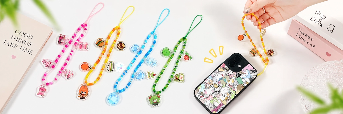 10. Beaded Keychains