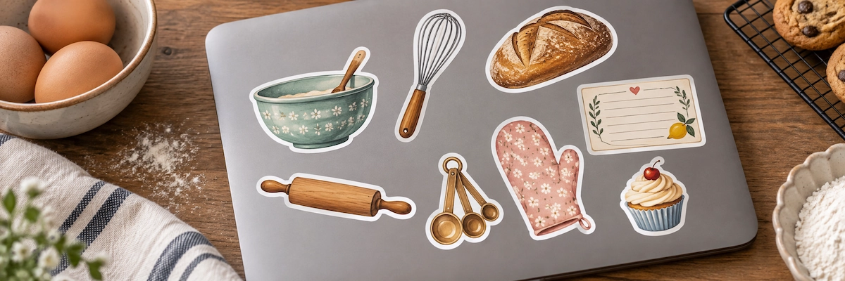 37. Cooking & Baking Stickers