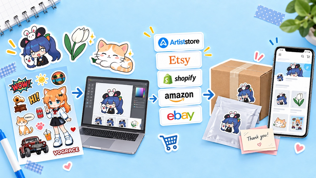 Decide Where to Sell Your Stickers