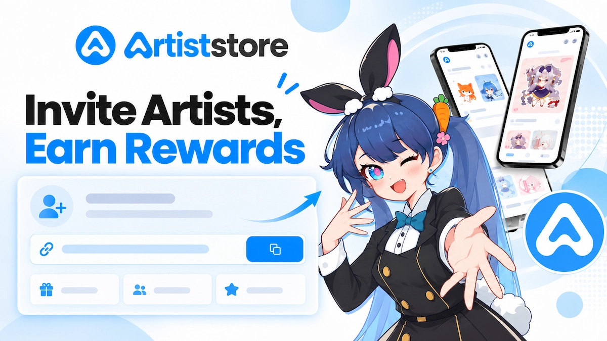 Artiststore Creator Referral Program: Invite Artists, Earn Rewards