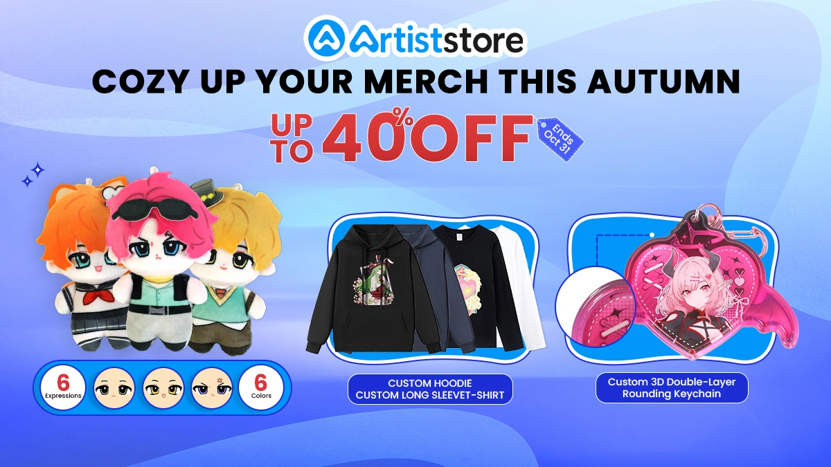 🎉 Artiststore October Drop: 7 New Products & 40% Off!