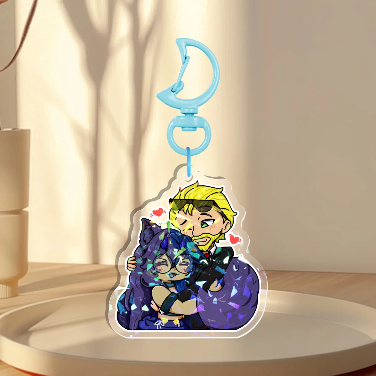 Custom Holographic Keychain