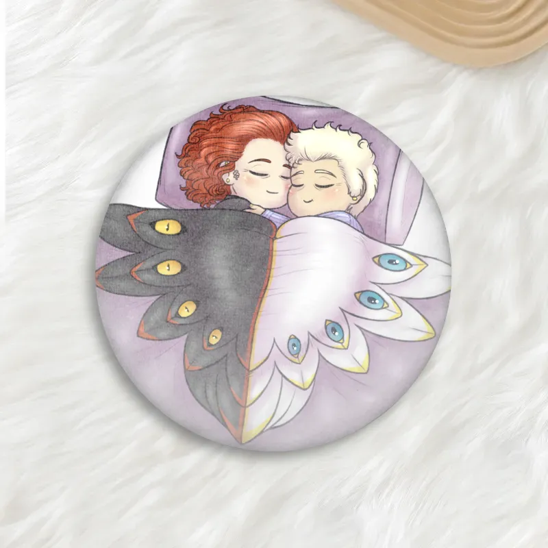 3" Wing Blanket Plush Button