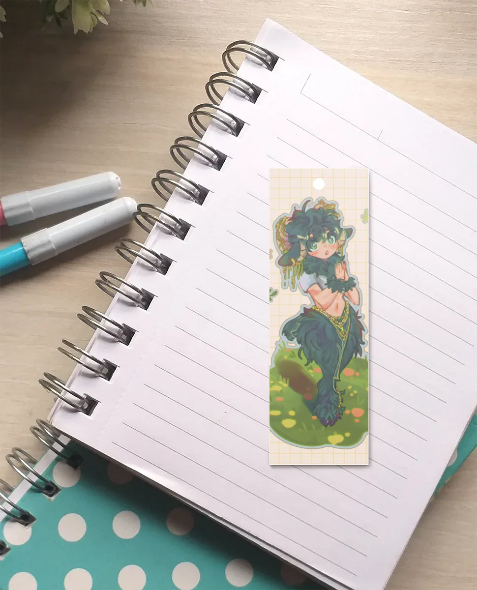 Midoriya bookmark with tassel (Faun AU)
