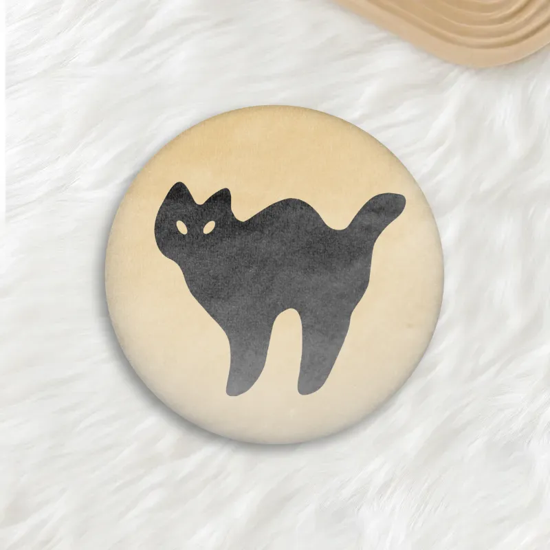 Black Cat Sugar Cookie Pin