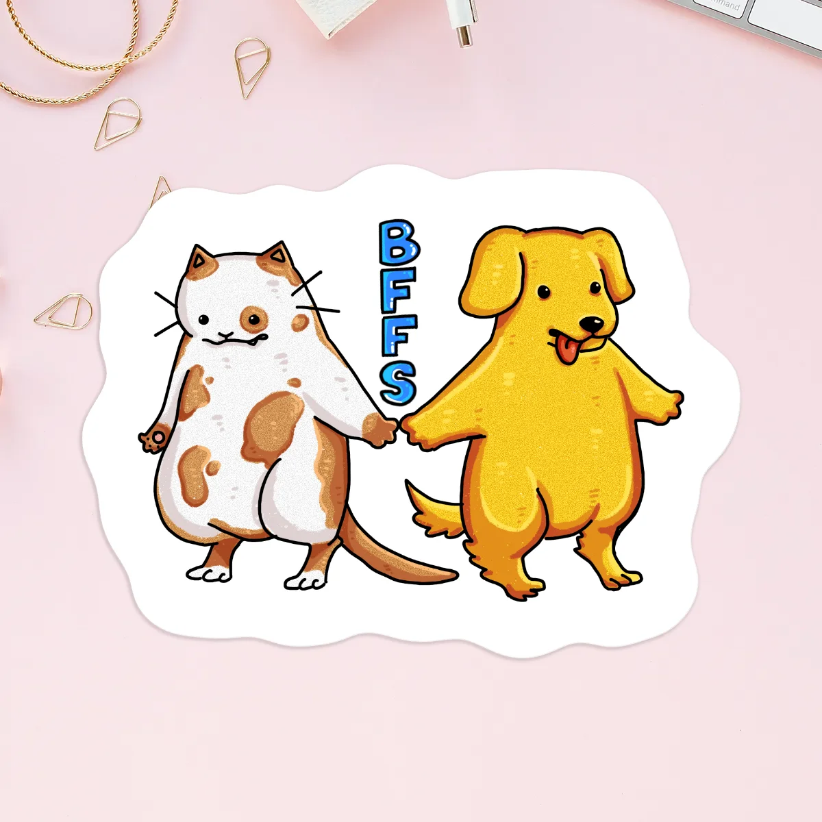 BFF Vinyl Stickers x5