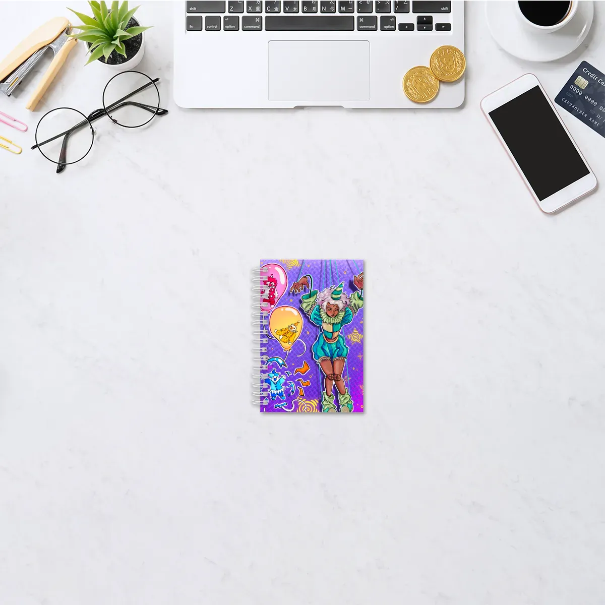 Clown Spiral Notebook