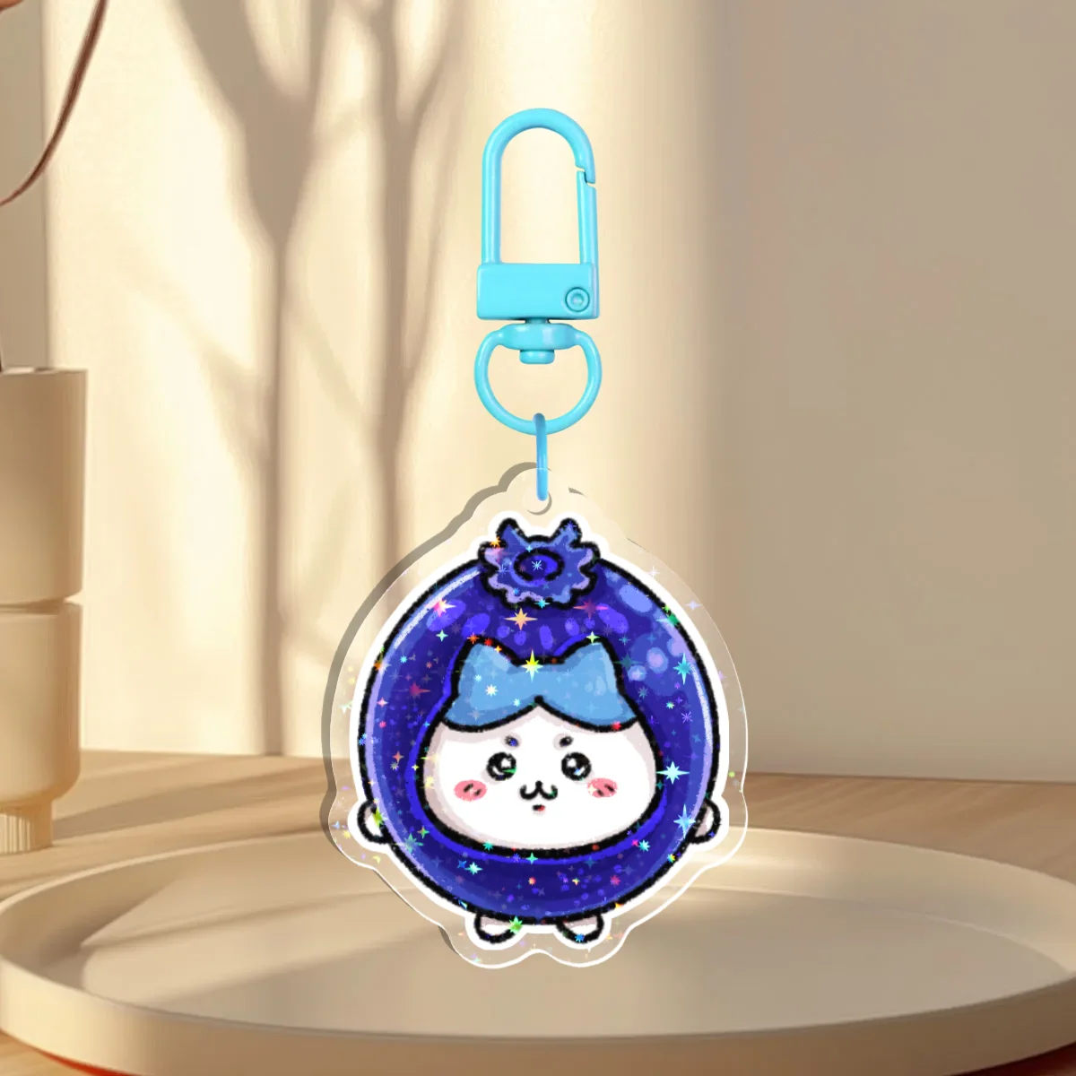 Hachiware Holo Keychain!