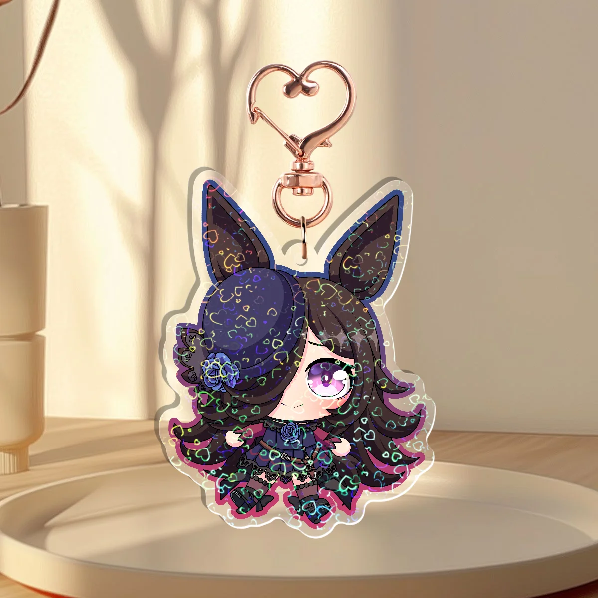Umamusume Rice Shower Keychain