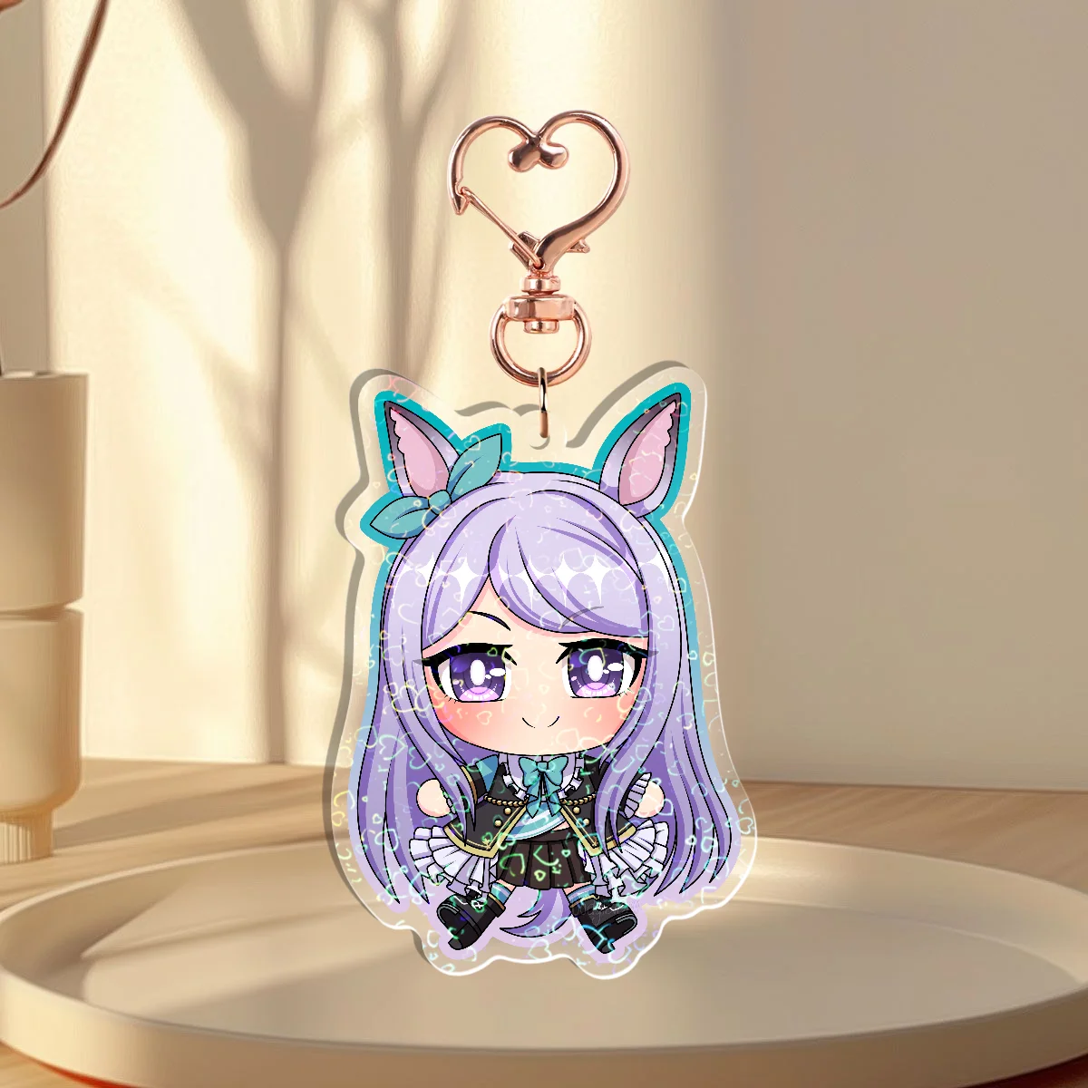 Umamusume Mejiro McQueen Keychain