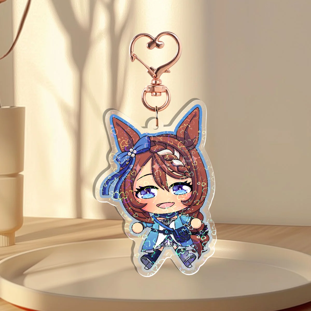 Umamusume Super Creek Keychain