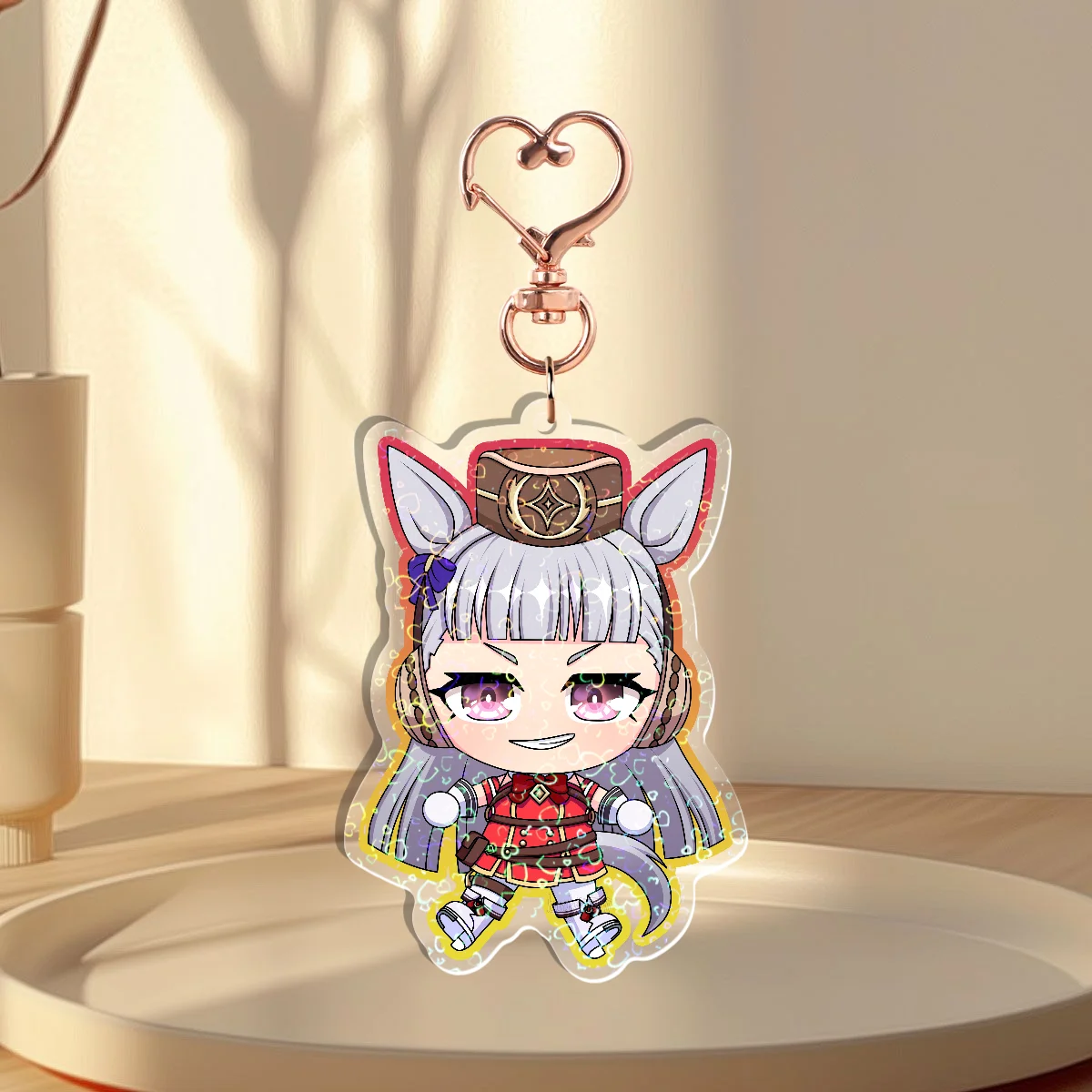 Umamusume Gold Ship Keychain