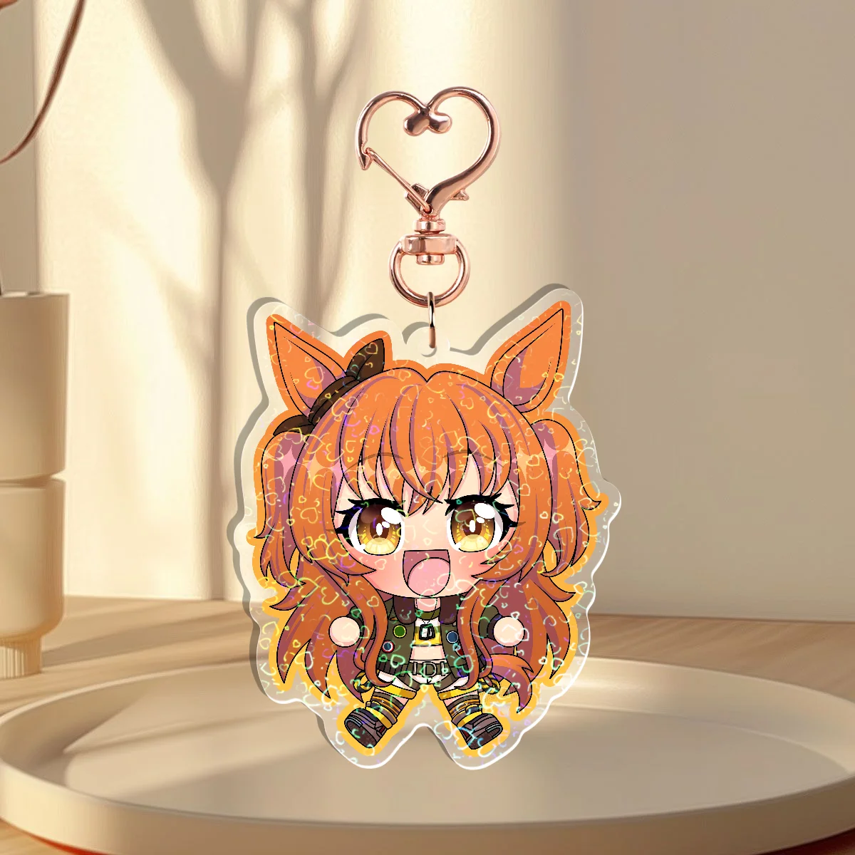 Umamusume Mayano Top Gun Keychain