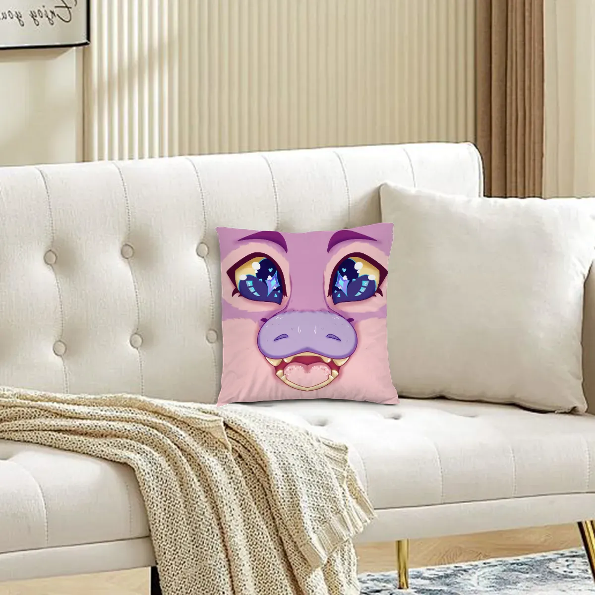 Custom Square Throw Pillow